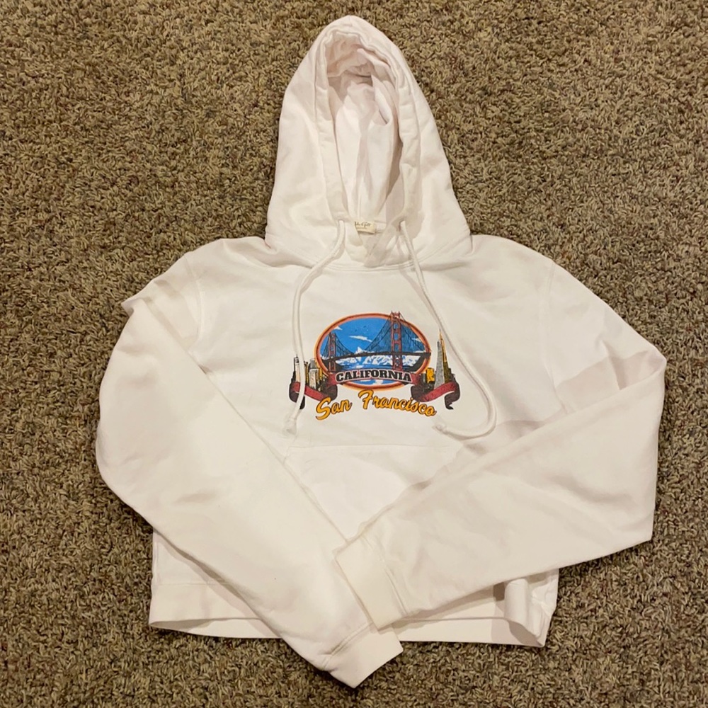 Cropped California hoodie